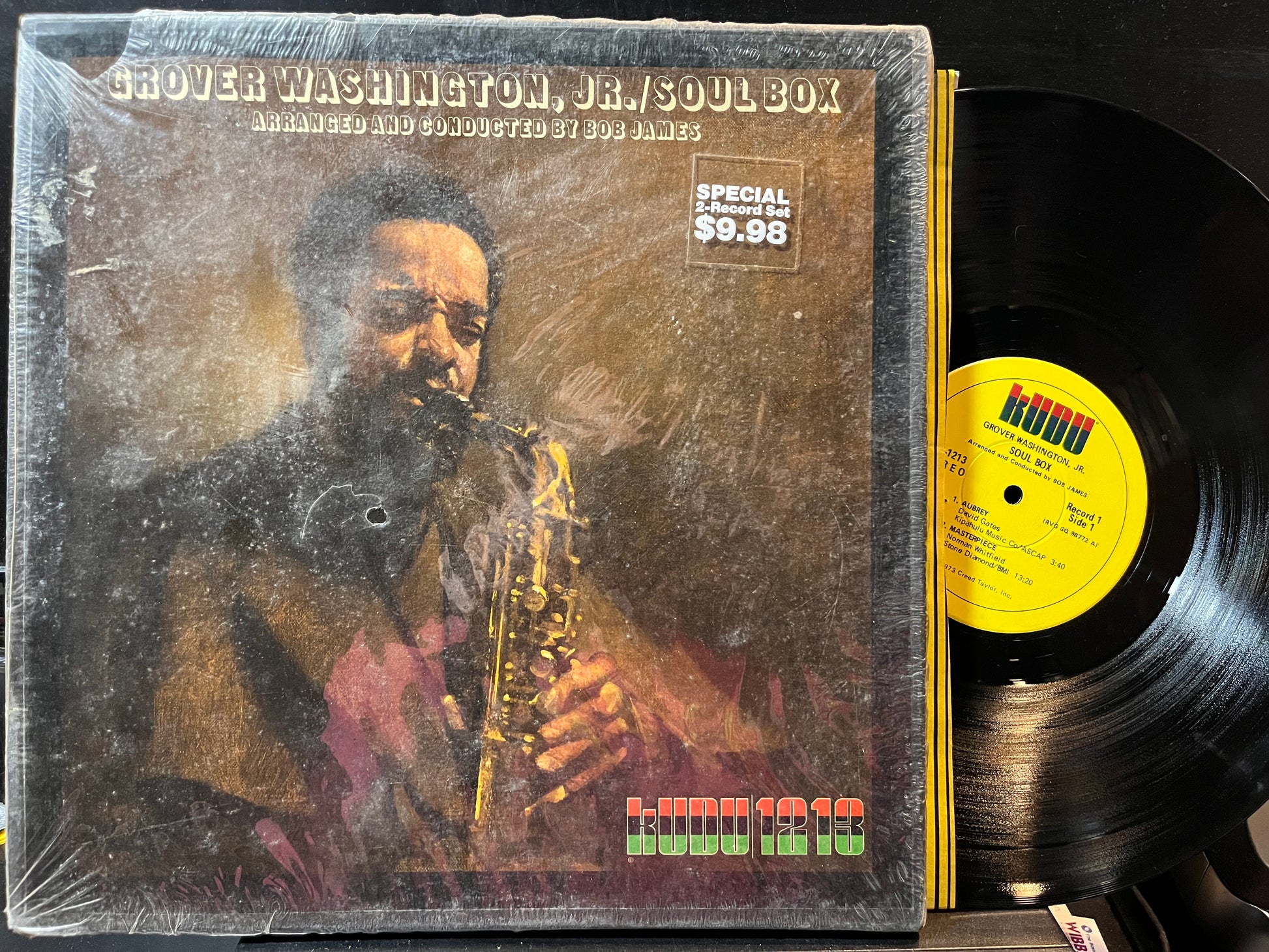 Grover Washington, Jr. - Soul Box (VINYL 2xLP Kudu KUX 1213 1973) | USED Near Mint- (NM-) Excellent+ (EX+) - FUNK / USED *NEAR MINT-*