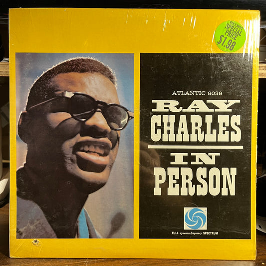 Ray Charles In Person (VINYL) | Near Mint- (NM-) Near Mint- (NM-) - FUNK / USED *NEAR MINT-*