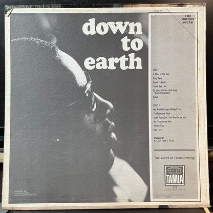 Stevie Wonder - Down To Earth (VINYL LP) | USED Near Mint- (NM-) Near Mint- (NM-) - FUNK / USED *NEAR MINT-*