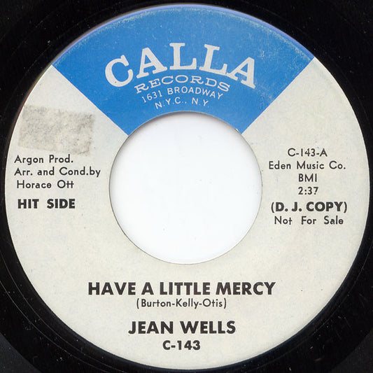 Have A Little Mercy / With My Love And What You've Got (We Could Turn The World Around)(7" VINYL) | Near Mint- (NM-) Generic - FUNK / USED *NEAR MINT-*