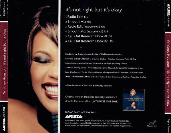 It's Not Right But It's Okay (CD) | Near Mint (NM) Excellent+ (EX+) - FUNK / USED *NEAR MINT*