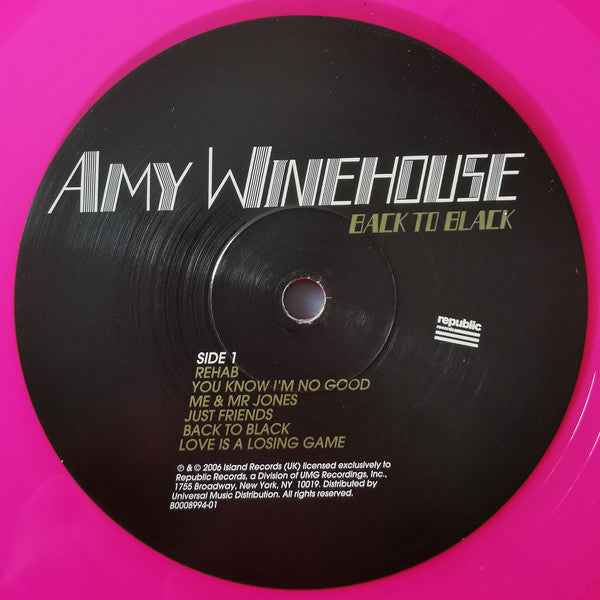 Back To Black (PINK VINYL) | Near Mint (NM or M-) Mint (M) - FUNK / USED *NEAR MINT*
