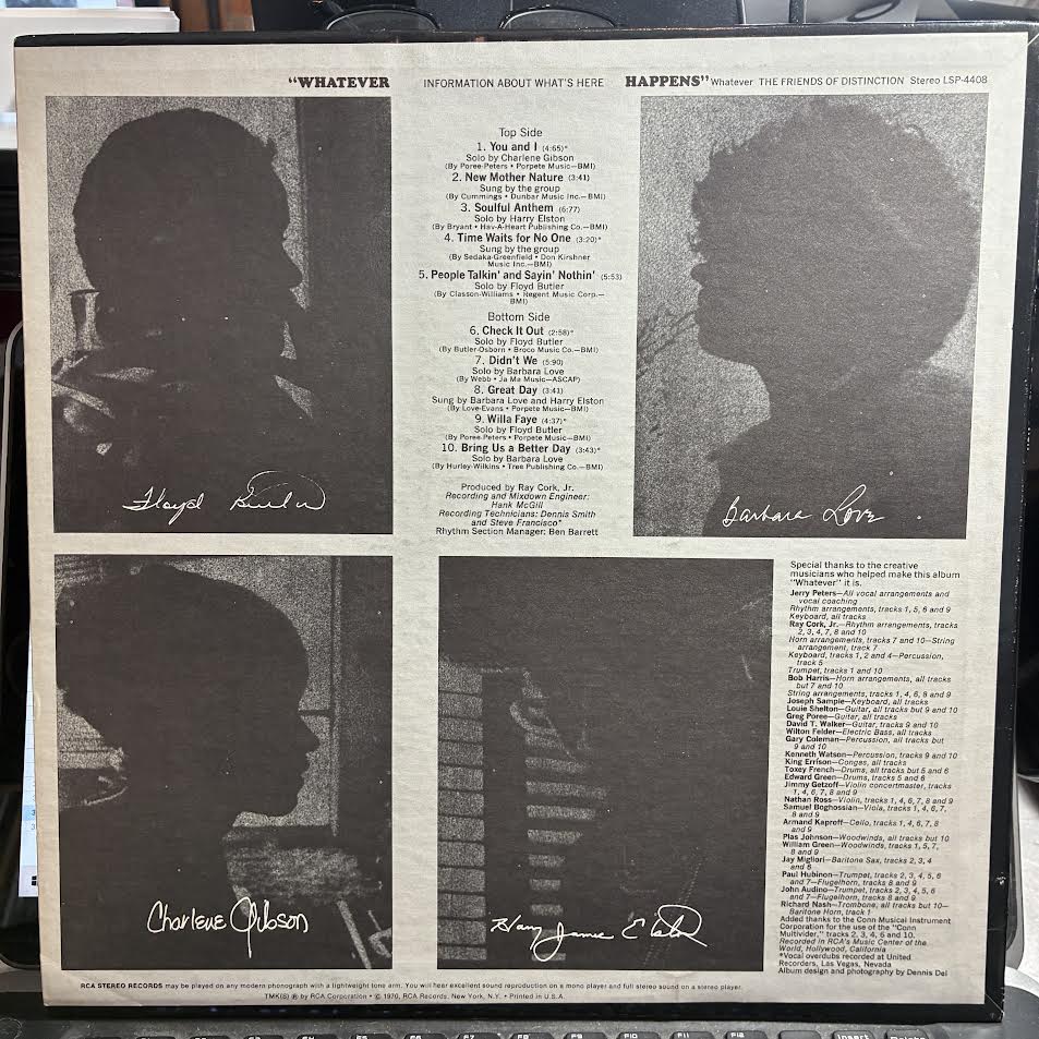Whatever (VINYL) | Near Mint (NM or M-) Excellent (EX) - FUNK / USED *NEAR MINT*