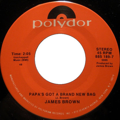 James Brown - Night Train / Papa's Got A Brand New Bag *45* | Near Mint (NM) Generic - FUNK / USED *NEAR MINT*