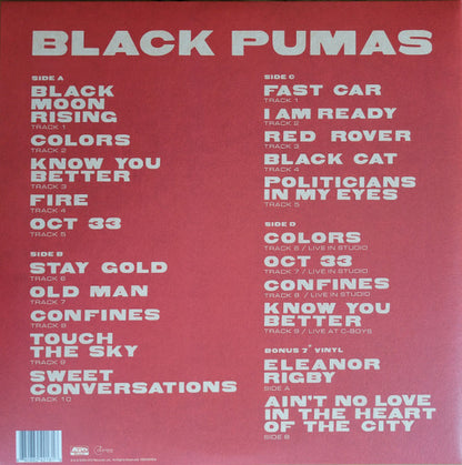Black Pumas (GALAXY COLOR 2xVINYL) | Near Mint (NM or M-) Near Mint (NM or M-) - FUNK / USED *NEAR MINT*