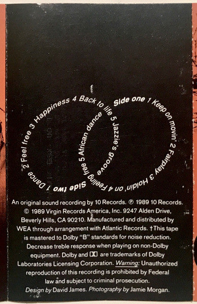 Soul II Soul - Keep On Movin' *CASSETTE* | Near Mint (NM) Near Mint (NM) - FUNK / USED *NEAR MINT*