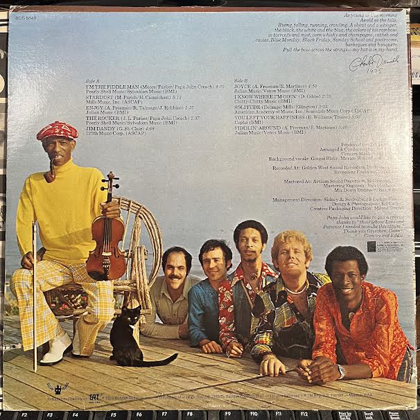 I'm The Fiddle Man (VINYL) | Near Mint (NM) Excellent (EX) - FUNK / USED *NEAR MINT*