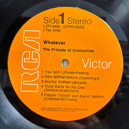 Whatever (VINYL) | Near Mint (NM or M-) Excellent (EX) - FUNK / USED *NEAR MINT*