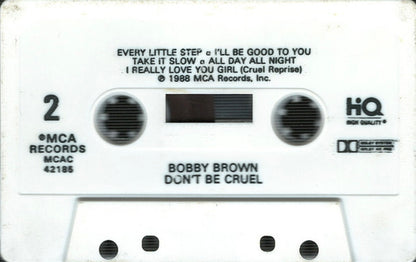 Bobby Brown - Don't Be Cruel *CASSETTE* | Near Mint (NM) Near Mint (NM) - FUNK / USED *NEAR MINT*
