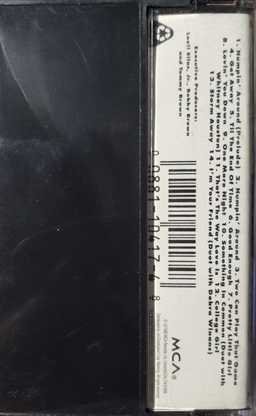 Bobby Brown - Bobby *CASSETTE* | Near Mint (NM) Near Mint (NM) - FUNK / USED *NEAR MINT*
