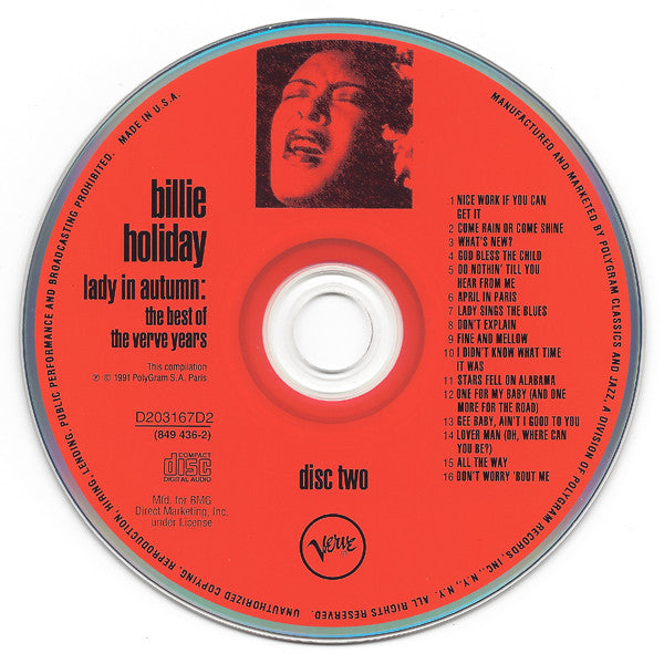 Lady In Autumn: The Best Of The Verve Years (2xCD) | Near Mint (NM or M-) Near Mint (NM or M-) - JAZZ / USED *NEAR MINT*