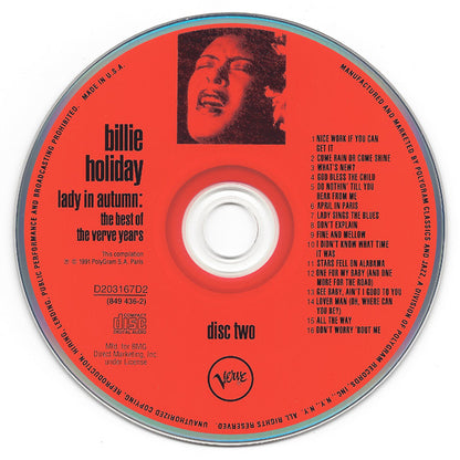 Lady In Autumn: The Best Of The Verve Years (2xCD) | Near Mint (NM or M-) Near Mint (NM or M-) - JAZZ / USED *NEAR MINT*