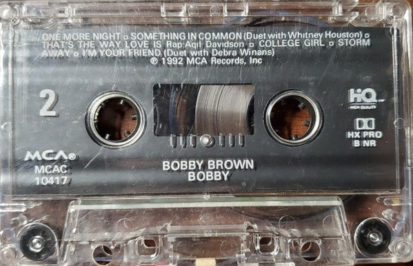 Bobby Brown - Bobby *CASSETTE* | Near Mint (NM) Near Mint (NM) - FUNK / USED *NEAR MINT*