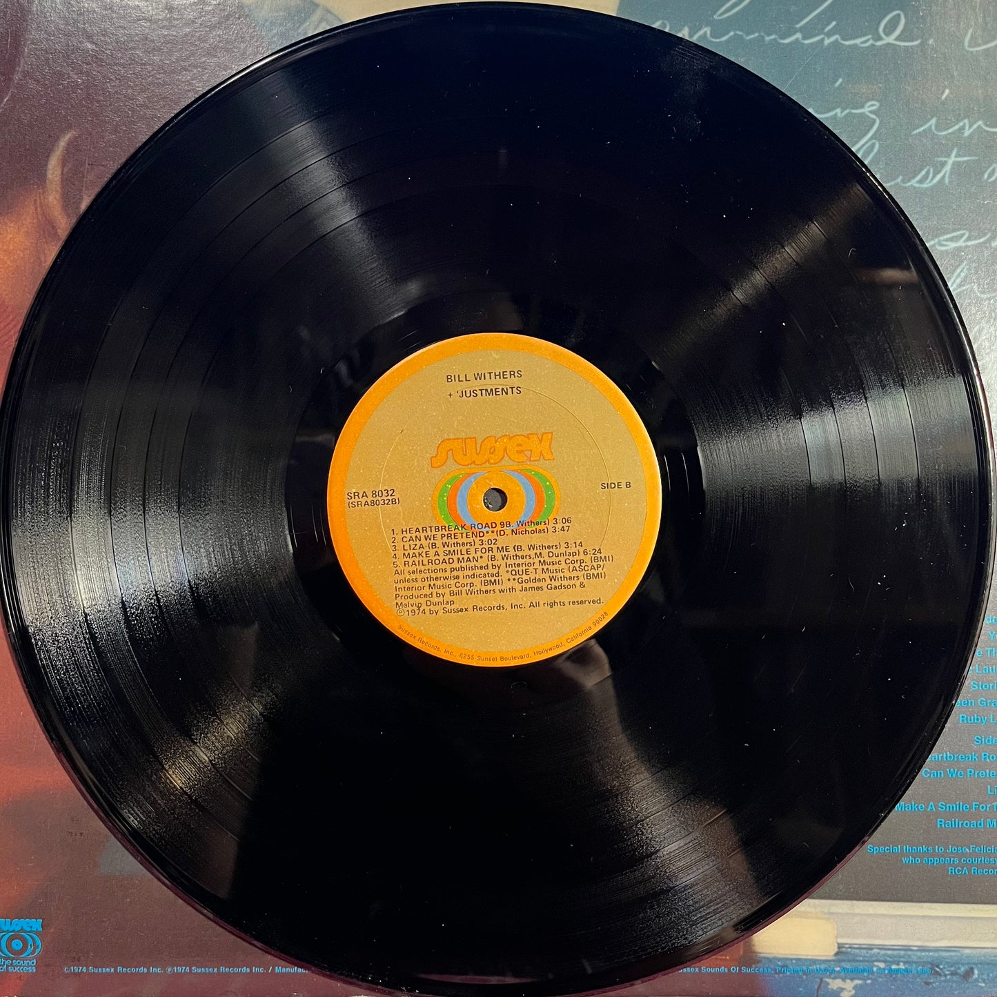 Bill Withers - +'Justments *SONIC PRESS* | Near Mint (NM) Near Mint (NM) - FUNK / USED *NEAR MINT*