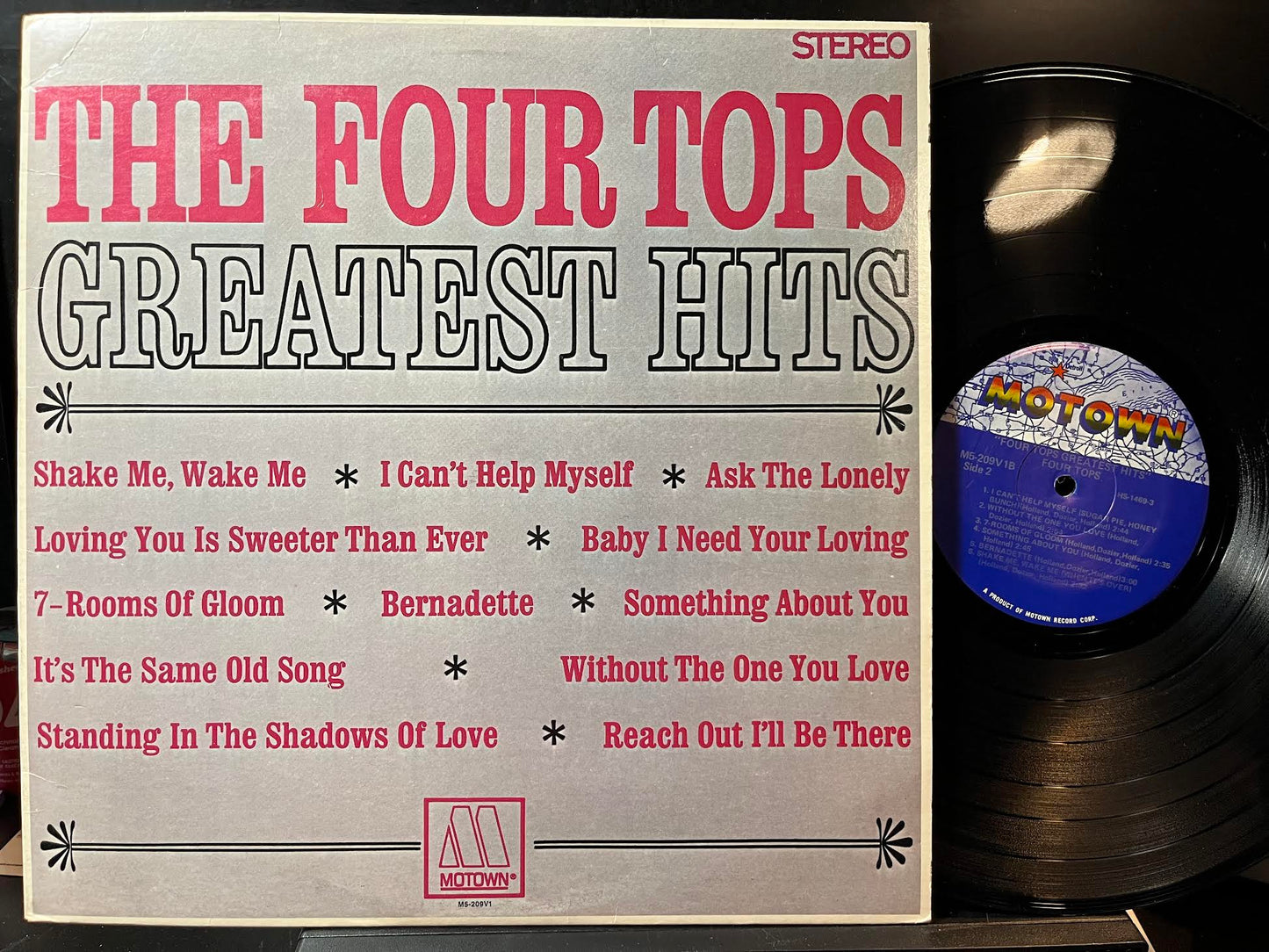 Four Tops - Greatest Hits (VINYL) | Near Mint (NM) Excellent+ (EX+) - FUNK / USED *NEAR MINT*