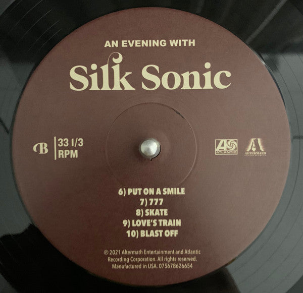 An Evening With Silk Sonic (VINYL) | Near Mint (NM) Near Mint (NM) - FUNK / USED *NEAR MINT*