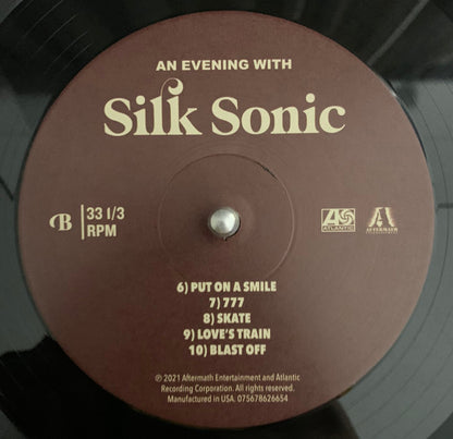 An Evening With Silk Sonic (VINYL) | Near Mint (NM) Near Mint (NM) - FUNK / USED *NEAR MINT*