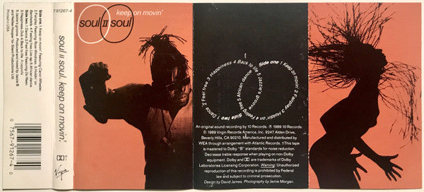 Soul II Soul - Keep On Movin' *CASSETTE* | Near Mint (NM) Near Mint (NM) - FUNK / USED *NEAR MINT*