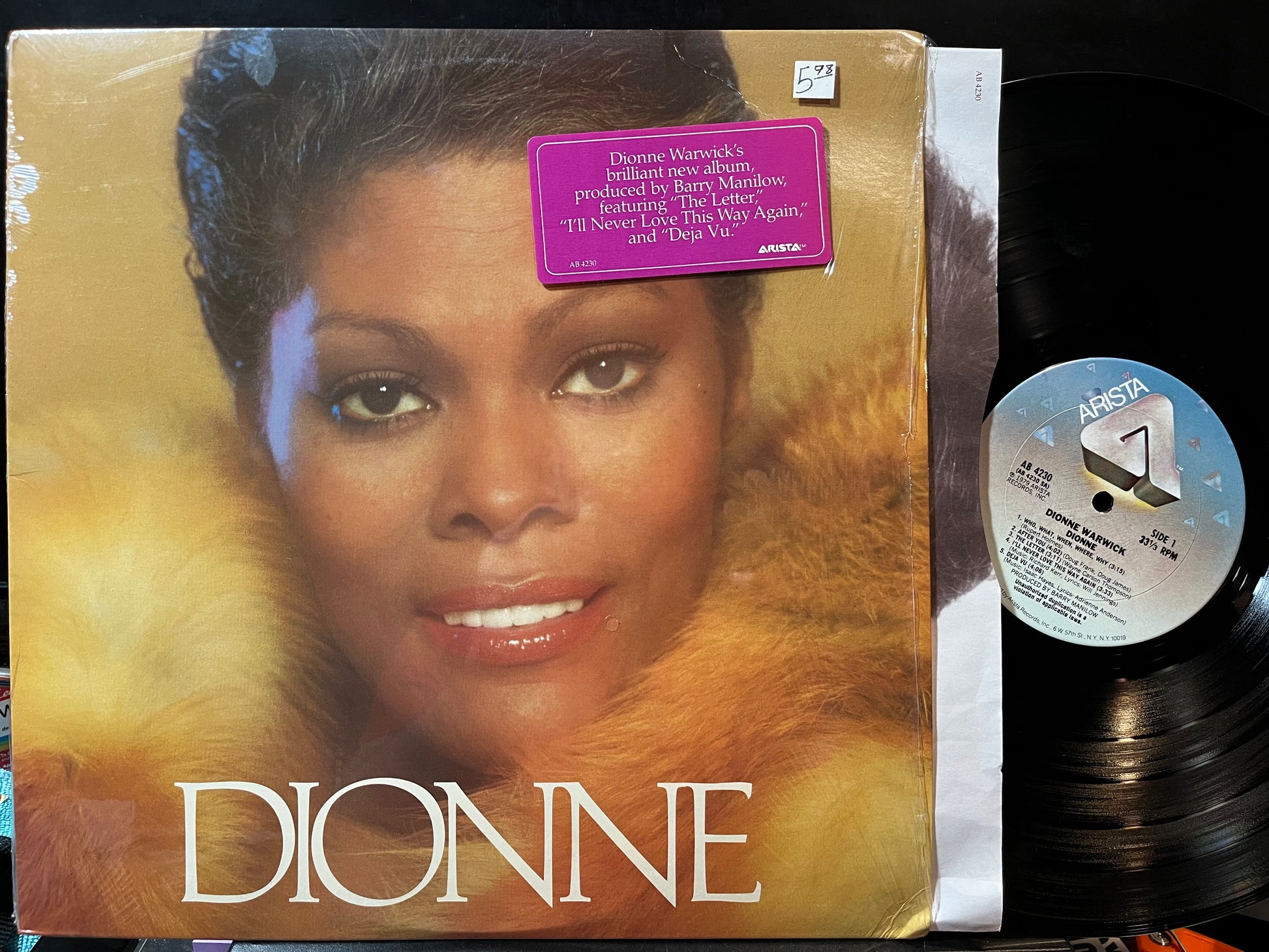 Dionne (VINYL) | Near Mint (NM or M-) Near Mint (NM) - FUNK / USED *NEAR MINT*