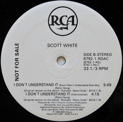 I Don't Understand It (12" VINYL) | Near Mint (NM) Very Good Plus (VG+) - FUNK / USED *NEAR MINT*