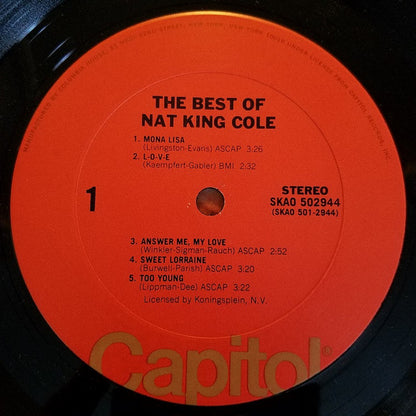 The Best Of Nat King Cole (VINYL) | Near Mint (NM) Excellent (EX) - FUNK / USED *NEAR MINT*