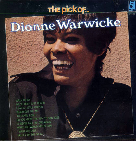 Dionne Warwick The Pick Of Dionne Warwicke LP Near Mint (NM or M-) Near Mint (NM or M-)