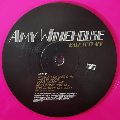 Back To Black (PINK VINYL) | Near Mint (NM or M-) Mint (M) - FUNK / USED *NEAR MINT*