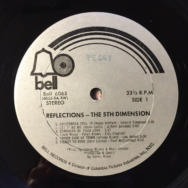 The Fifth Dimension - Reflections *BESTWAY* | Near Mint (NM) Near Mint (NM) - FUNK / USED *NEAR MINT*