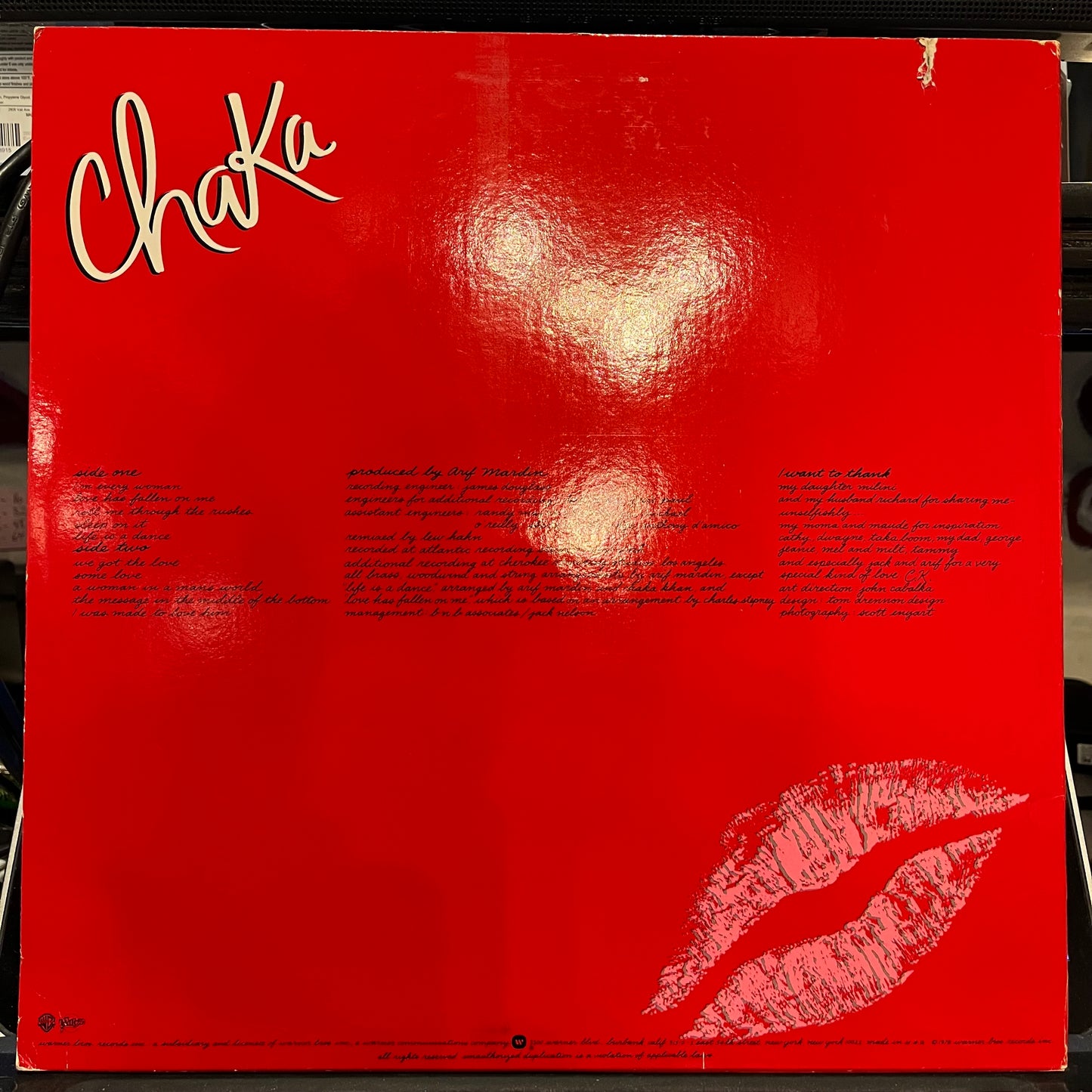 Chaka Khan Chaka LP Near Mint (NM or M-) Excellent (EX)