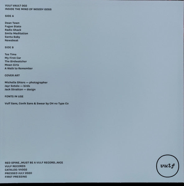Vulfpeck - Vulf Vault 002: Inside The Mind Of Woody Goss (VINYL LP) | USED - FUNK / USED *NEAR MINT*