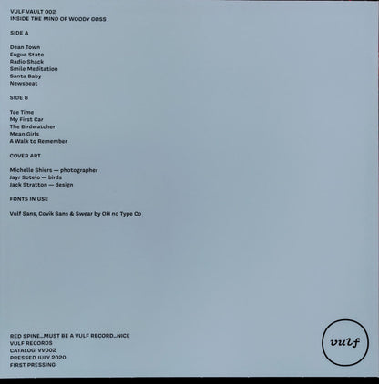 Vulfpeck - Vulf Vault 002: Inside The Mind Of Woody Goss (VINYL LP) | USED - FUNK / USED *NEAR MINT*