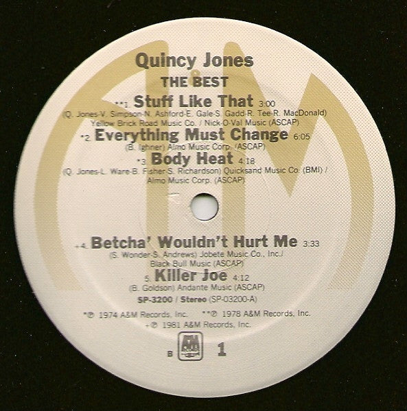 The Best (VINYL) | Near Mint (NM or M-) Excellent (EX) - FUNK / USED *NEAR MINT*