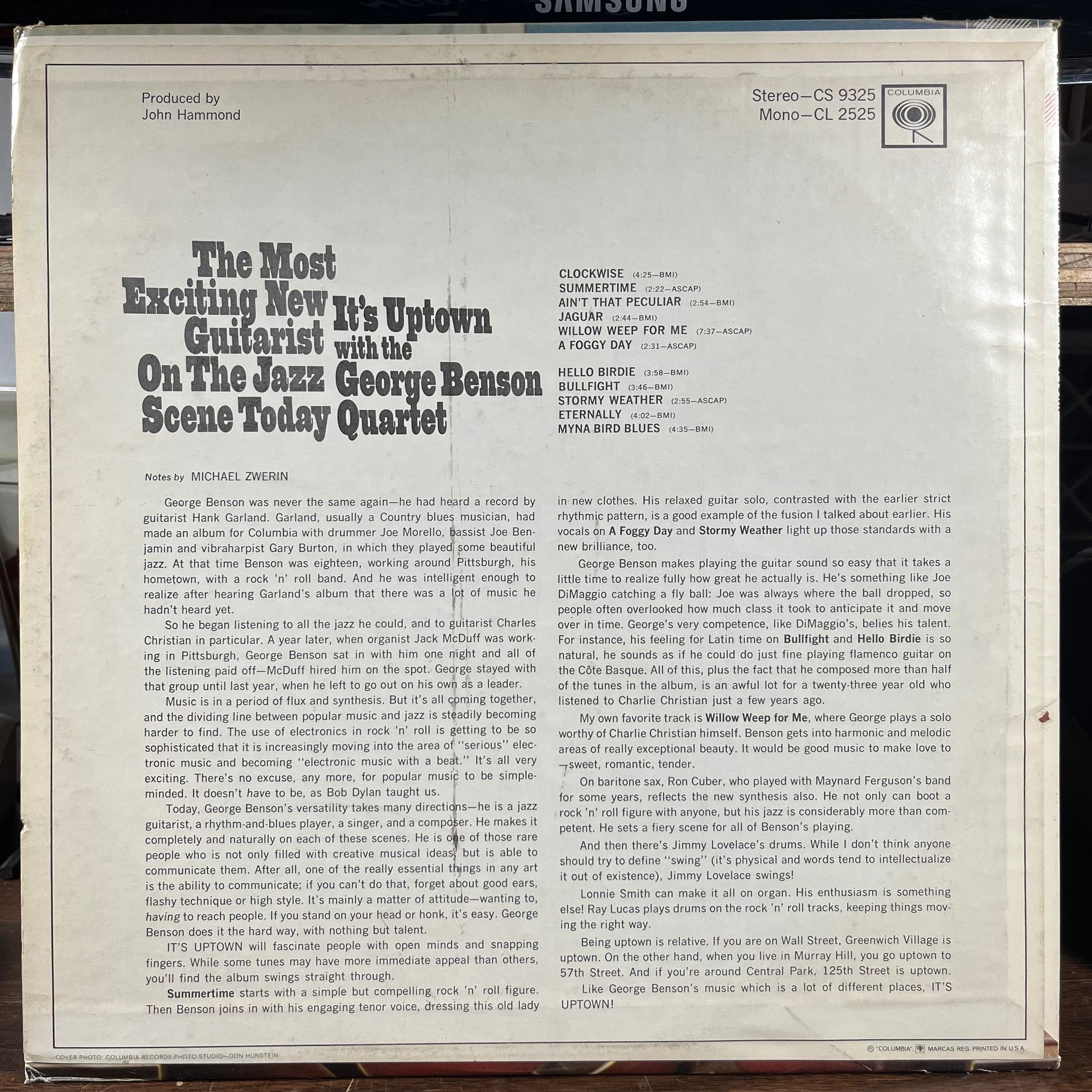 It's Uptown (LP) | Near Mint (NM) Very Good Plus (VG+) - FUNK / USED *NEAR MINT*