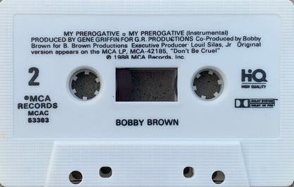 Bobby Brown - My Prerogative *CASSETTE* | Near Mint (NM) Near Mint (NM) - FUNK / USED *NEAR MINT*