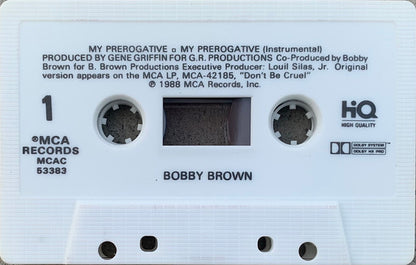 Bobby Brown - My Prerogative *CASSETTE* | Near Mint (NM) Near Mint (NM) - FUNK / USED *NEAR MINT*
