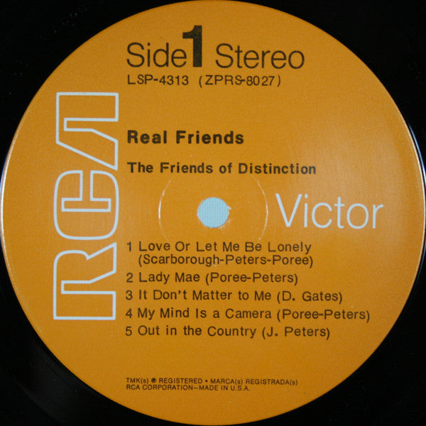 Real Friends (VINYL) | Near Mint (NM or M-) Very Good Plus (VG+) - FUNK / USED *NEAR MINT*