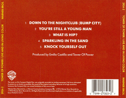 Live And In Living Color (CD) | Near Mint (NM) Near Mint (NM) - FUNK / USED *NEAR MINT*
