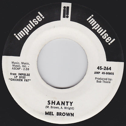 Mel Brown - Chicken Fat / Shanty (7" VINYL) | Near Mint (NM or M-) Generic - FUNK / USED *NEAR MINT*