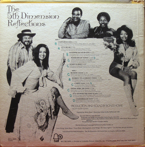 The Fifth Dimension - Reflections *BESTWAY* | Near Mint (NM) Near Mint (NM) - FUNK / USED *NEAR MINT*