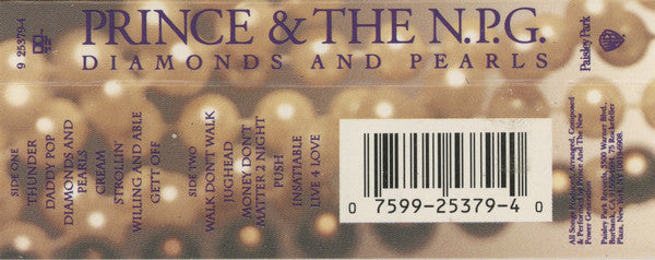 Prince - Diamonds And Pearls *CASSETTE* | Near Mint (NM) Near Mint (NM) - FUNK / USED *NEAR MINT*