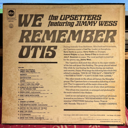 The Upsetters (6) - We Remember Otis *PROMO* | Near Mint (NM) Very Good Plus (VG+) - FUNK / USED *NEAR MINT*