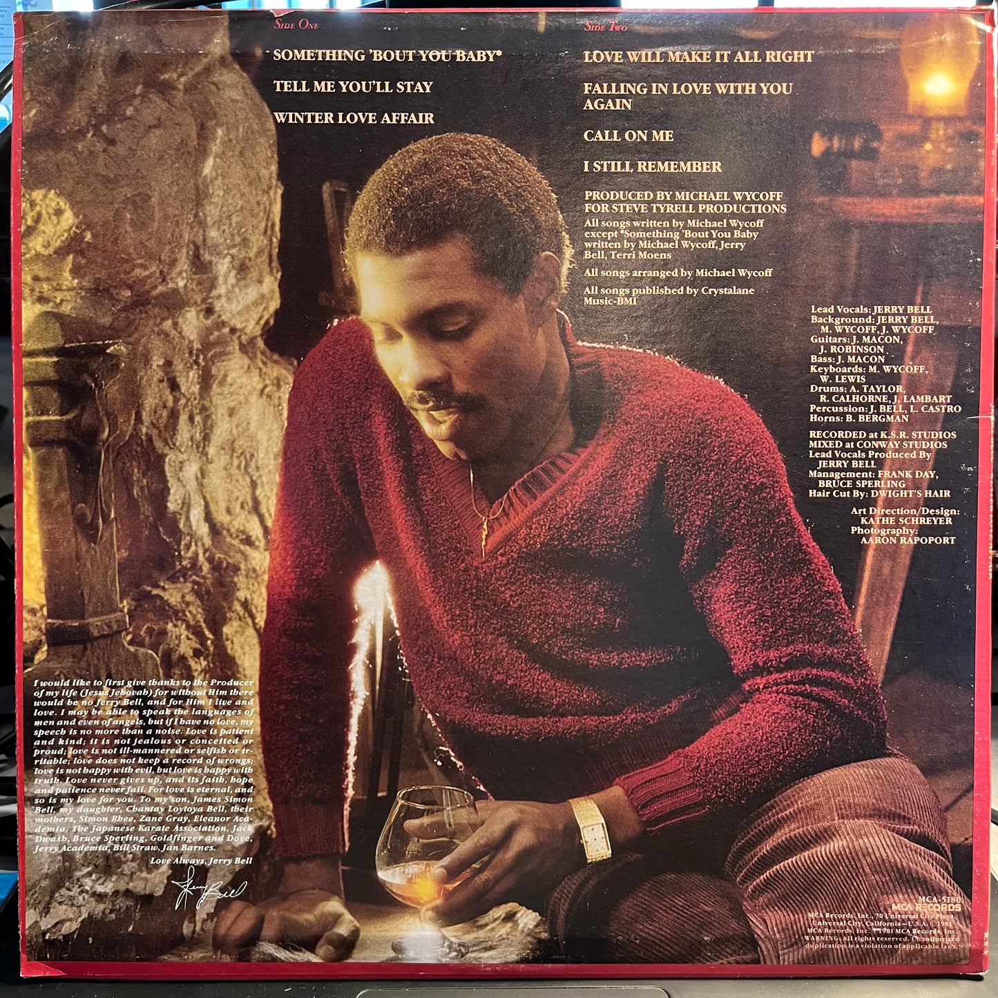 Jerry Bell - Winter Love Affair *PROMO* | Near Mint (NM) Near Mint (NM) - FUNK / USED *NEAR MINT*