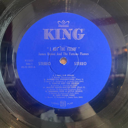 James Brown & The Famous Flames - I Got The Feelin' (VINYL) | Very Good Plus (VG+) Very Good (VG) - FUNK / USED *VERY GOOD+*