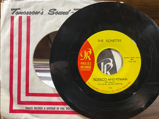 Be My Baby / Tedesco And Pitman (7" VINYL) | Very Good Plus (VG+) Near Mint (NM or M-) - FUNK / USED *VERY GOOD+*