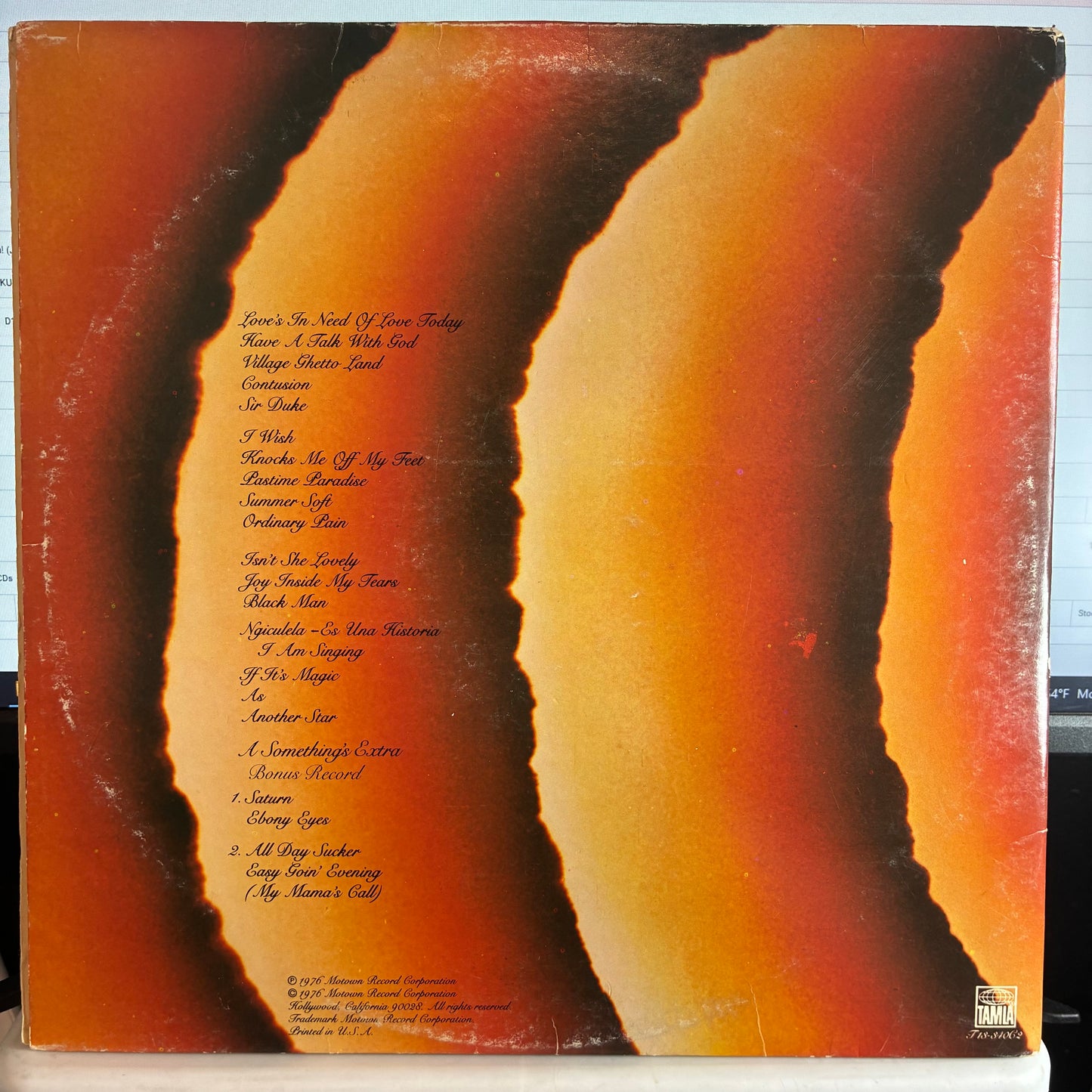 Stevie Wonder - Songs In The Key Of Life (2x VINYL *NO 7"*) | Very Good Plus (VG+) Very Good Plus (VG+) - FUNK / USED *VERY GOOD+*