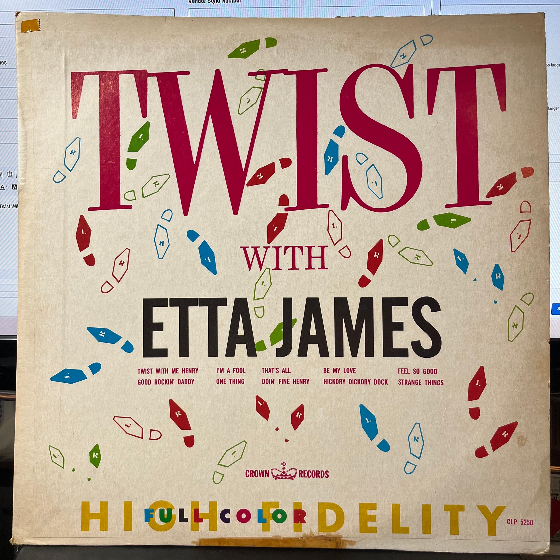 Twist With Etta James (VINYL) | Very Good Plus Plus (VG++) Very Good Plus (VG+) - FUNK / USED *VERY GOOD++*
