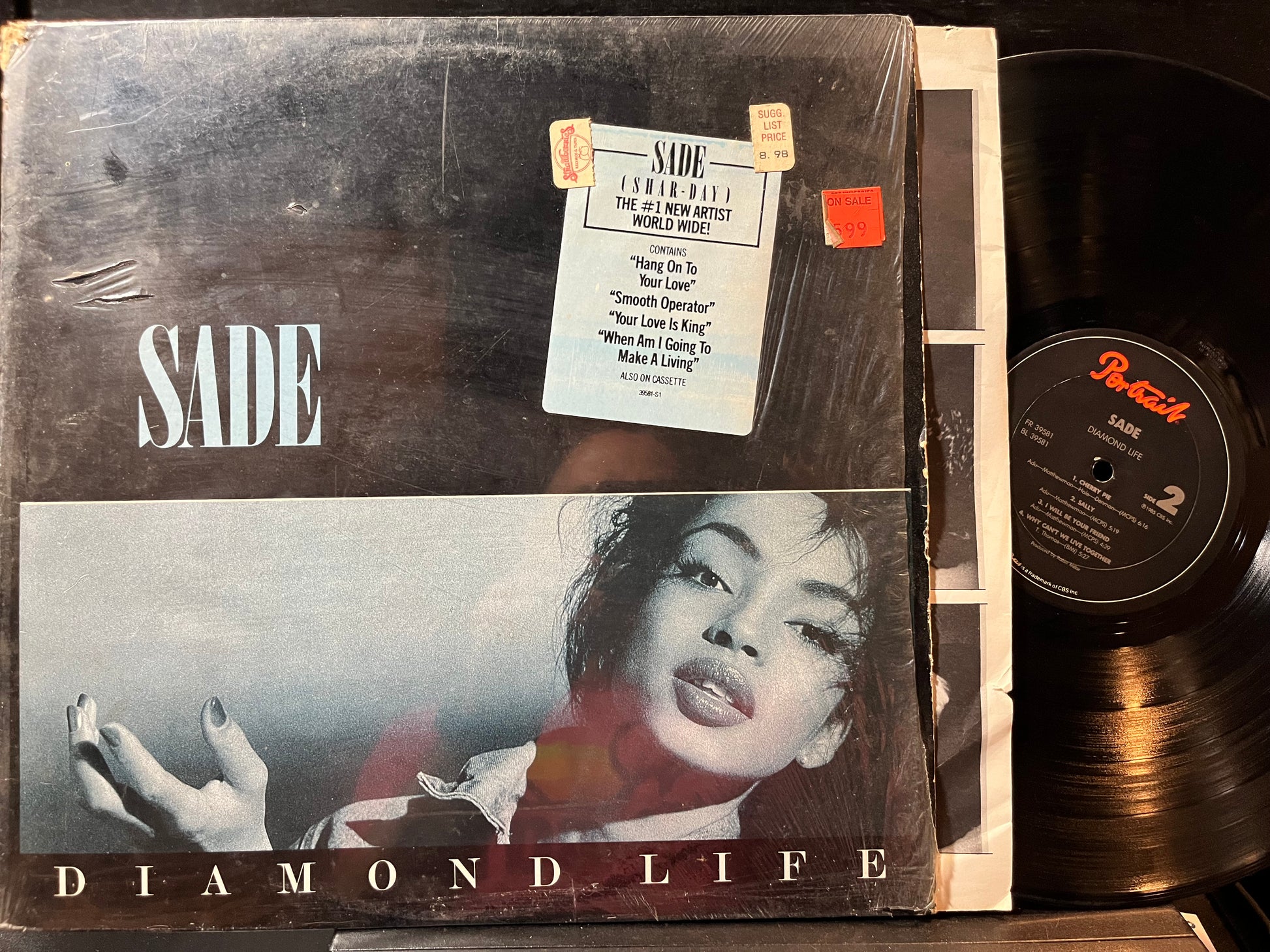 Sade - Diamond Life (VINYL LP Portrait FR 39581 1985) | USED Very Good Plus Plus (VG++) Excellent (EX) - FUNK / USED *VERY GOOD++*