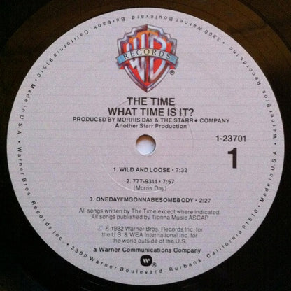 The Time - What Time Is It? (VINYL LP) | Very Good Plus (VG+) Excellent (EX) - FUNK / USED *VERY GOOD+*