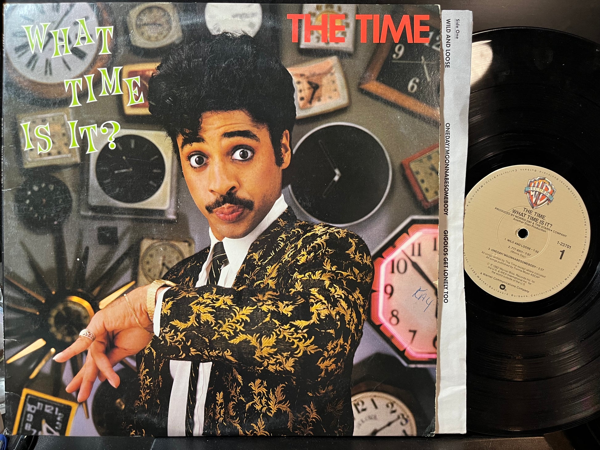 The Time - What Time Is It? (VINYL LP) | Very Good Plus (VG+) Excellent (EX) - FUNK / USED *VERY GOOD+*