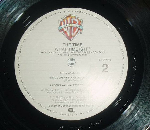 The Time - What Time Is It? (VINYL LP) | Very Good Plus (VG+) Excellent (EX) - FUNK / USED *VERY GOOD+*